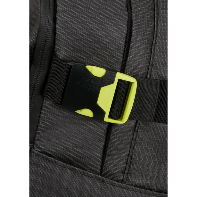 Outlet American Tourister Urban Track Laptop Backpack 15,6" coated black/Lime