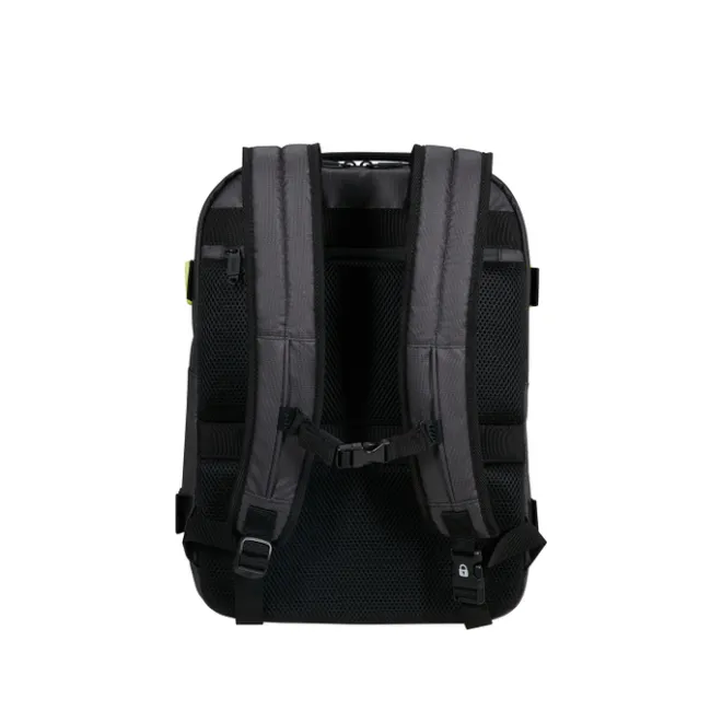 Outlet American Tourister Urban Track Laptop Backpack 15,6" coated black/Lime