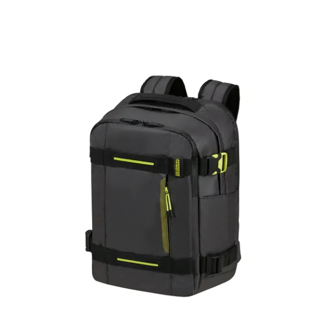 Outlet American Tourister Urban Track Laptop Backpack 15,6" coated black/Lime
