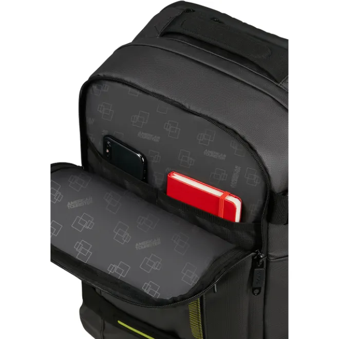 Outlet American Tourister Urban Track Laptop Backpack 15,6" coated black/Lime