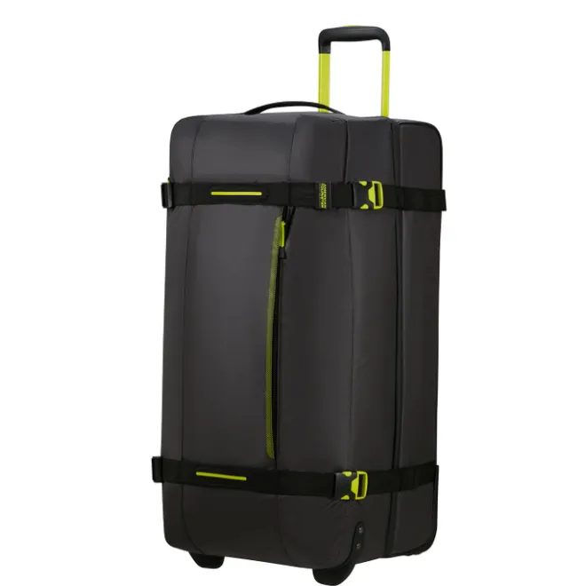 Clearance American Tourister Urban Track Duffle/Wheels L Coated black/lime