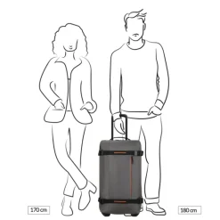 Outlet American Tourister Urban Track Duffle/Wheels M dark grey