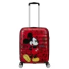 Clearance American Tourister Wavebreaker Disney Spinner 55/20 TSA mickey comics red