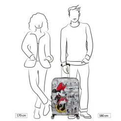 Clearance American Tourister Wavebreaker Disney Spinner 67/24 TSA minnie comics white