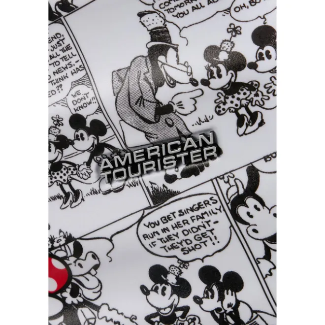 New American Tourister Wavebreaker Disney Spinner 55/20 TSA minnie comics white