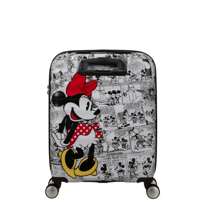 New American Tourister Wavebreaker Disney Spinner 55/20 TSA minnie comics white