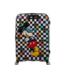 Best American Tourister Wavebreaker Disney Spinner 77 cm Mickey Check