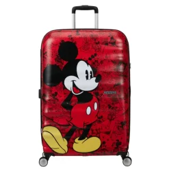 Online American Tourister Wavebreaker Disney Spinner 77/28 TSA mickey comics red