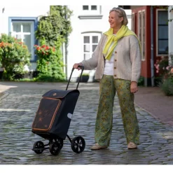 New Andersen Quattro Shopper Erbo black