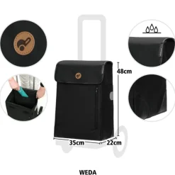Clearance Andersen Scala Shopper Weda black
