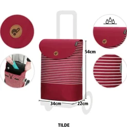 Discount Andersen Unus Shopper Fun Tilde red