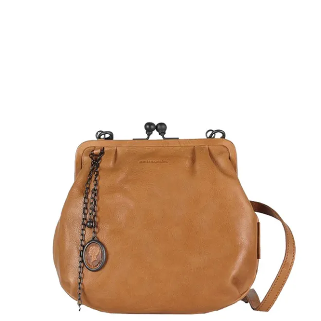 Aunts & Uncles Grandma's Luxury Club Mrs. Fortune Cookie Crossover Bag caramel