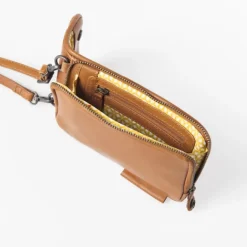 Best Aunts & Uncles Jamies Orchard Cloudberry Phone Bag cognac