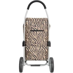 Online Beagles Alberic Shopping Trolley zebra brown