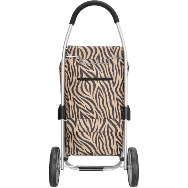 Online Beagles Alberic Shopping Trolley zebra brown