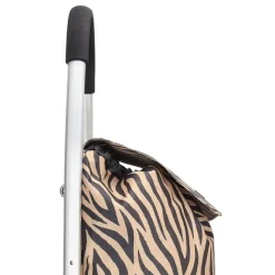 Online Beagles Alberic Shopping Trolley zebra brown