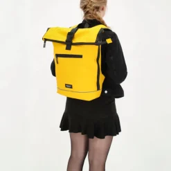 Hot Beagles Originals Rolltop Rugtas Waterproof 15.6" geel