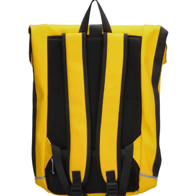 Hot Beagles Originals Rolltop Rugtas Waterproof 15.6" geel