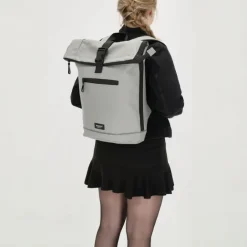 Sale Beagles Originals Rolltop Rugtas Waterproof 15.6" licht grijs