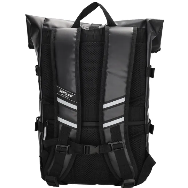Beagles Originals Tokyo Rolltop Rugtas Waterproof 15,6" zwart