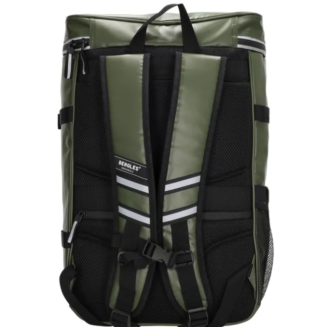 Best Beagles Originals Tokyo Tarp Rugtas L Waterproof 15.6" olijfgroen