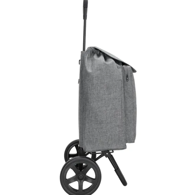 Beagles Shop & Go Cartease Boodschappentrolley donkergrijs