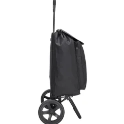 Sale Beagles Shop & Go Cartease Boodschappentrolley zwart