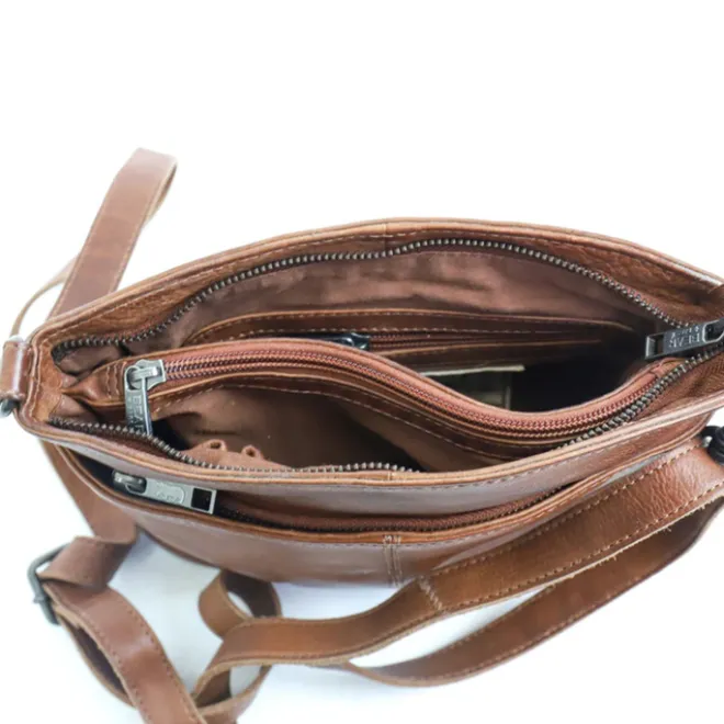Sale Bear Design Ashley Crossbody cognac