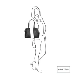Online Bear Design Bona Schoudertas black