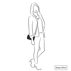 Online Bear Design Callisto Pelle Alessia Clutch black