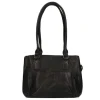 New Bear Design Callisto Pelle Schoudertas zwart