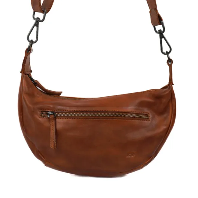 Sale Bear Design Clara Crossbody cognac