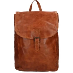 Online Bear Design Cow Lavato Backpack cognac
