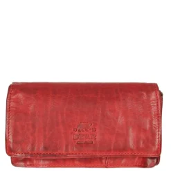 Bear Design Cow Lavato Dames Portemonnee 12cc red