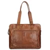 Discount Bear Design Cow Lavato Laptopschoudertas cognac