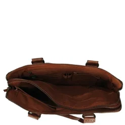 Discount Bear Design Cow Lavato Laptopschoudertas cognac