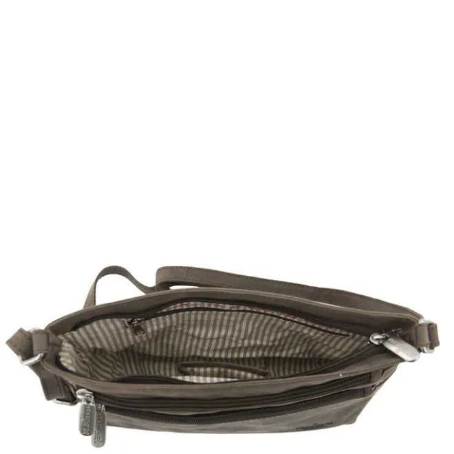 Outlet Bear Design Dark Nature Schoudertas Multi Rits brown