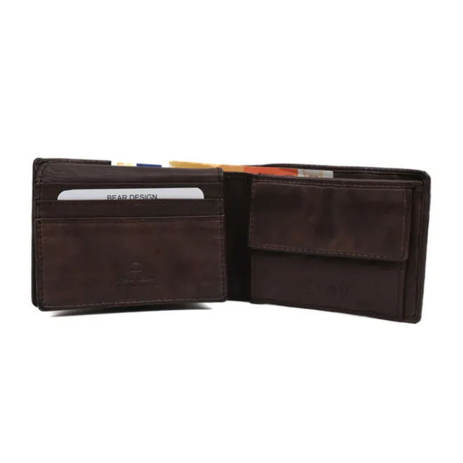 Bear Design Joep Billfold brown