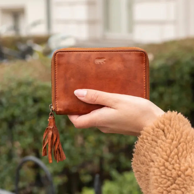Online Bear Design Marijn Portemonnee cognac