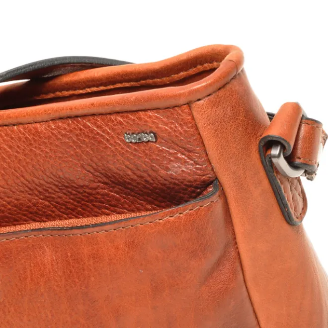 New Berba Lucca Crossbody brandy