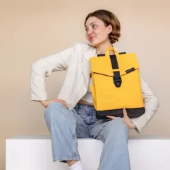 Clearance Bold Banana Envelope Backpack yellow raven
