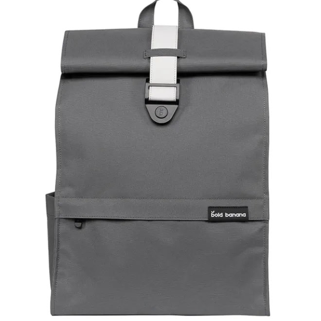 Bold Banana Roll Top Backpack grey gravity