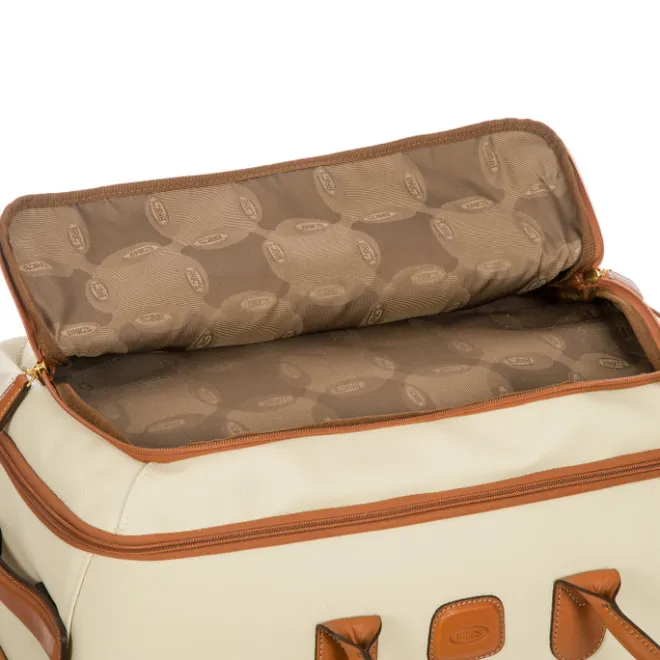 Clearance Bric's Firenze Holdall with Wheels 55 cream
