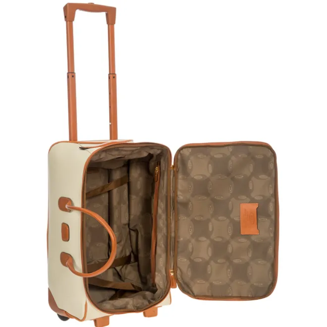Clearance Bric's Firenze Holdall with Wheels 55 cream