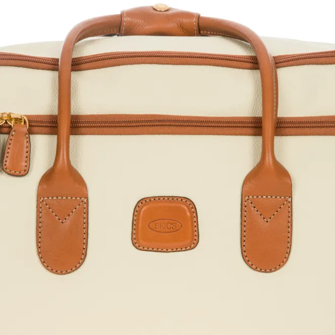 Clearance Bric's Firenze Holdall with Wheels 55 cream