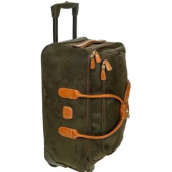 New Bric's Life Holdall Reistas met Wielen 55 olive