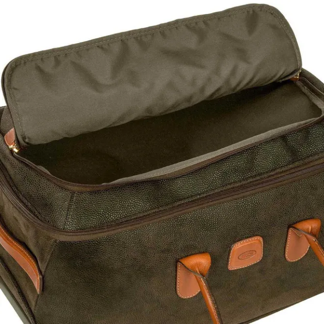 New Bric's Life Holdall Reistas met Wielen 55 olive