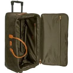 Clearance Bric's Life Holdall Reistas met Wielen 70 olive
