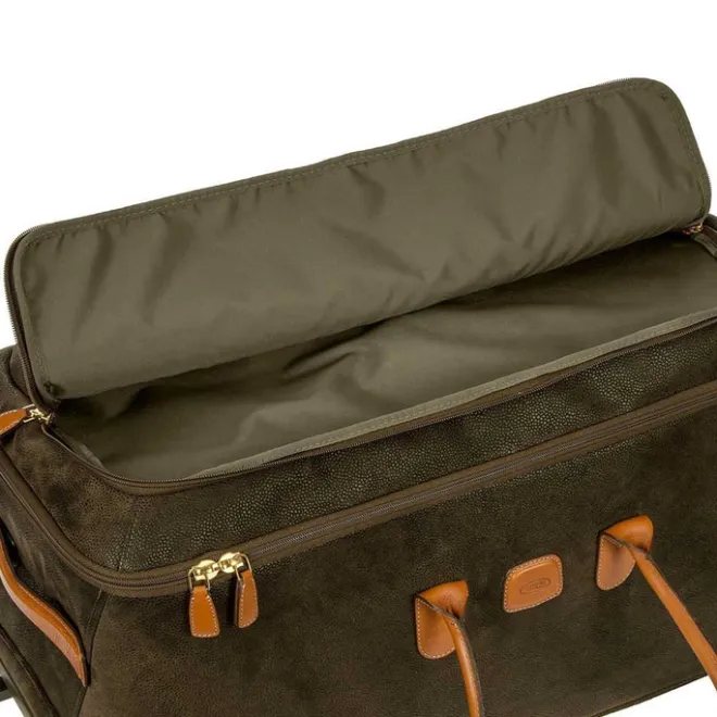 Clearance Bric's Life Holdall Reistas met Wielen 70 olive