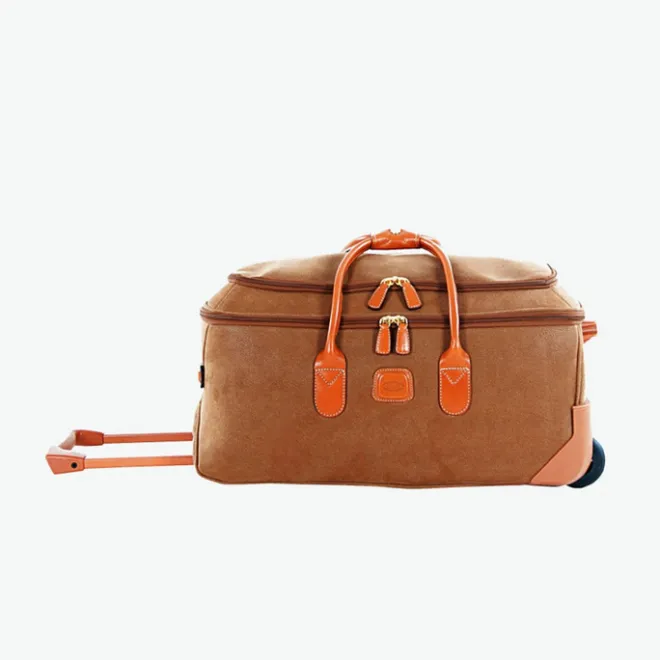 Hot Bric's Life Holdall Wheeled Duffle 55 camel